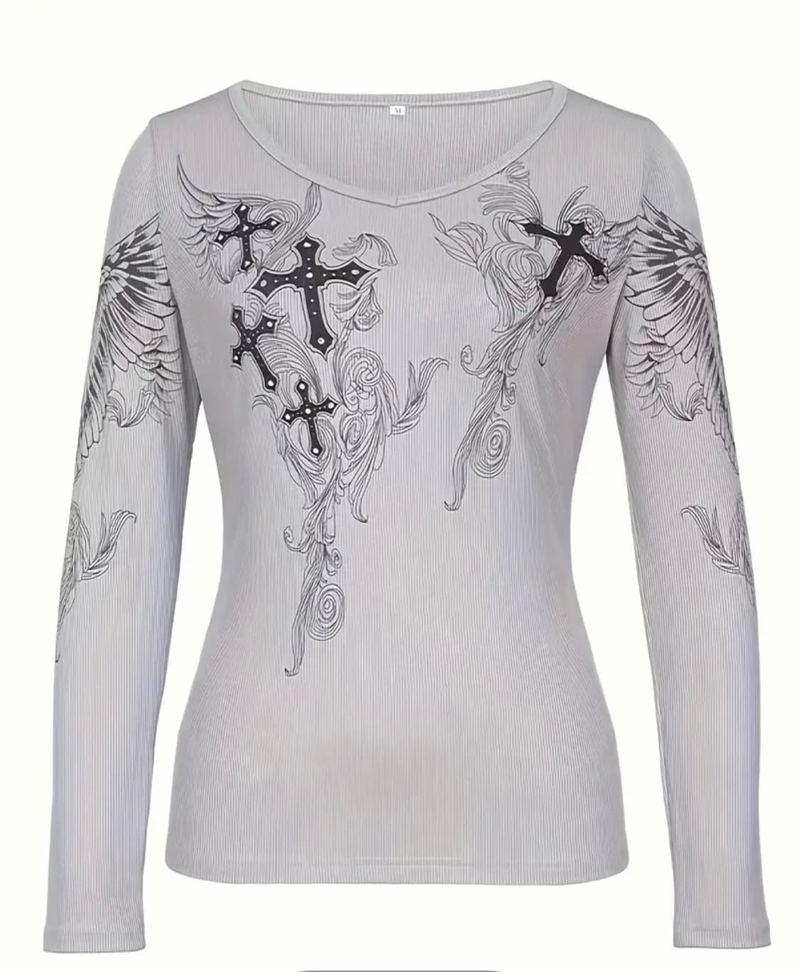 Y2k 해골 티셔츠 상품이미지2