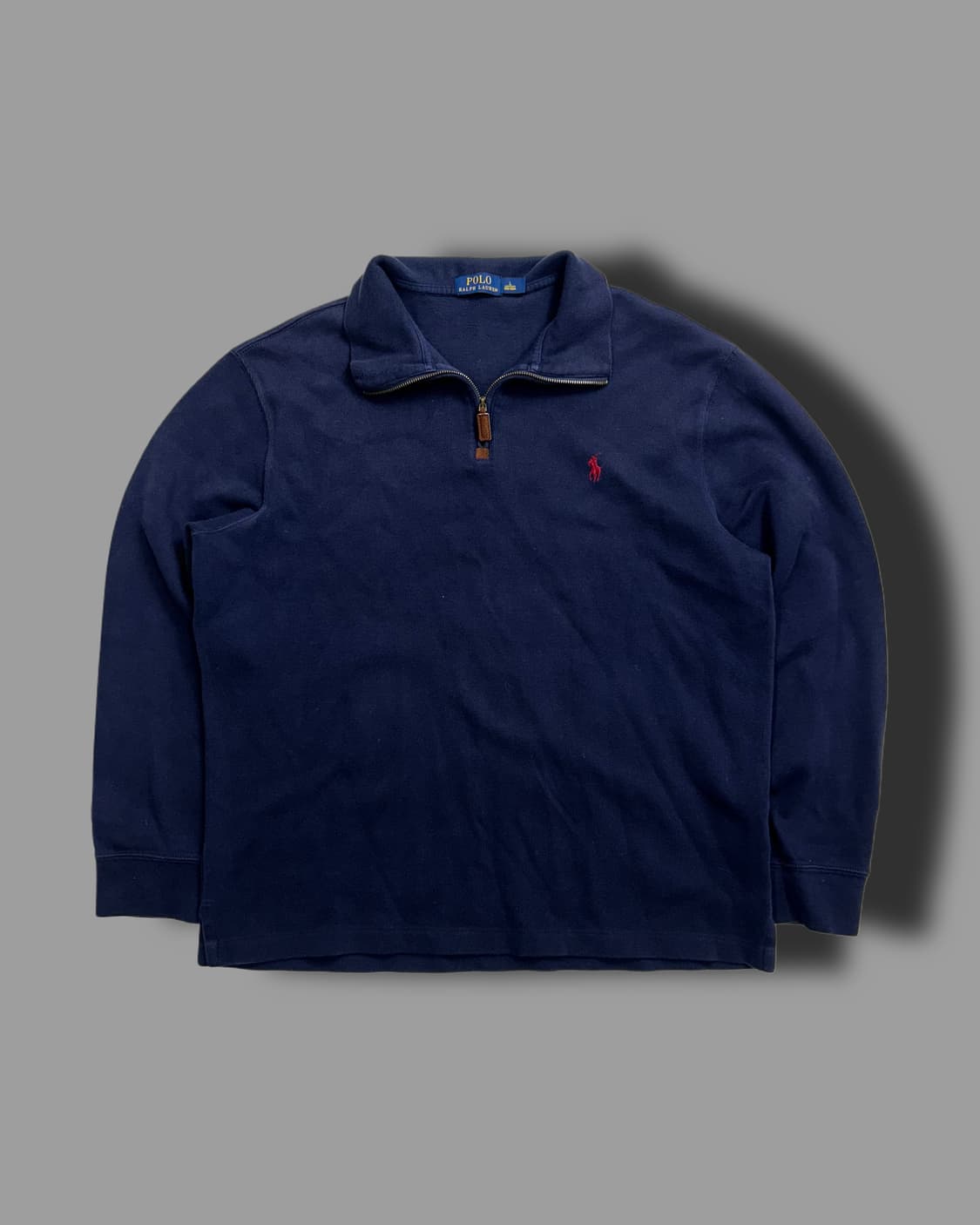 폴로 랄프로렌 네이비 니트 하프집업 L 상품이미지4
