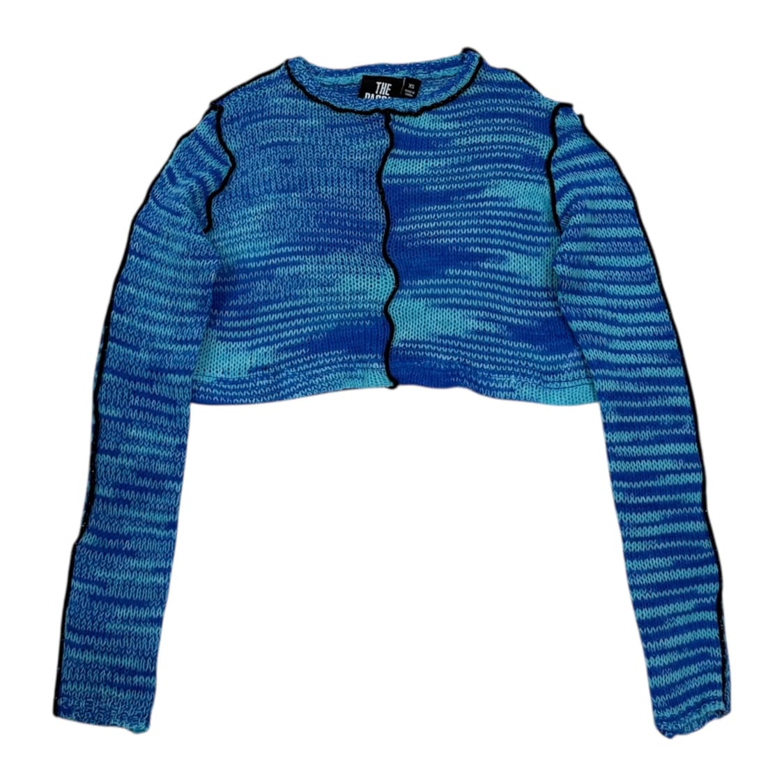 더 래그드 프리스트 크롭 니트 블루 XS 상품이미지1