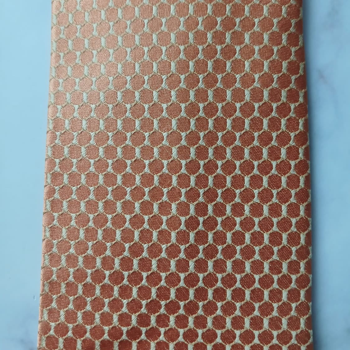 니나리치 실크 오렌지 패턴 넥타이 8.6cm A+등급 E732 상품이미지6