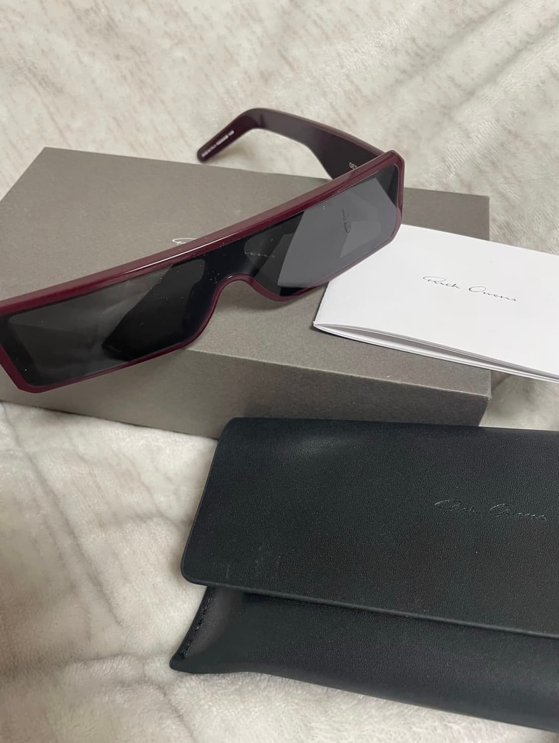 릭오웬스 할리우드 게스 geth 선글라스 버건디 상품이미지1