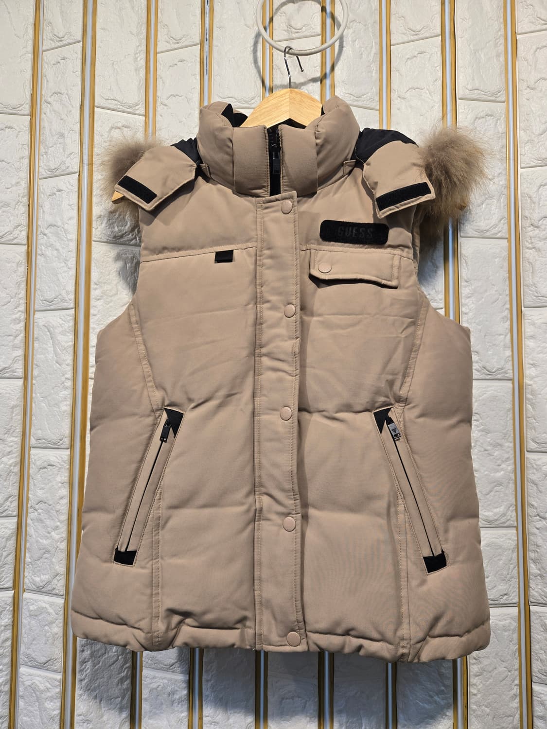 게스 여성 오리털패딩조끼  상품이미지1