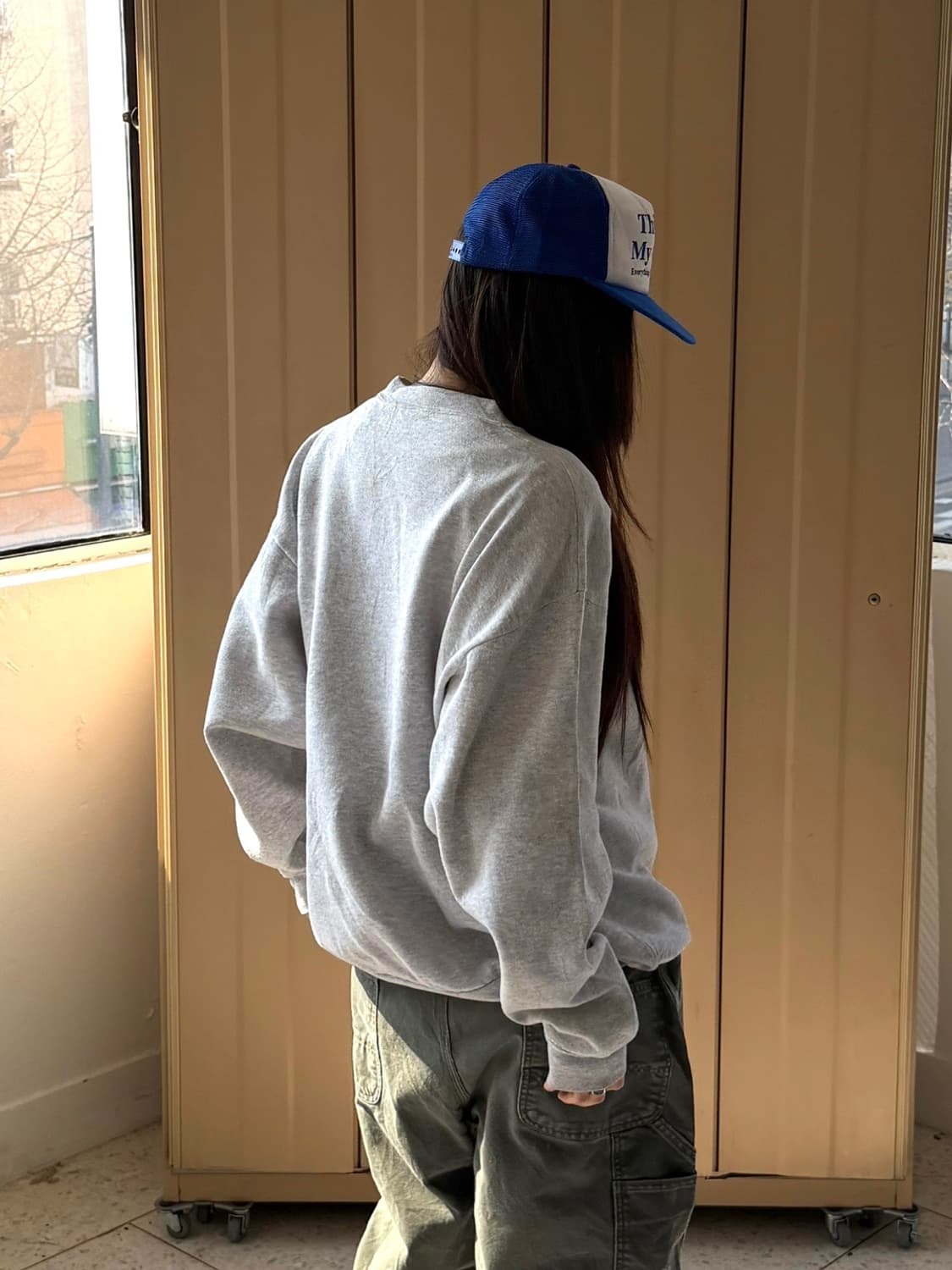 밀리터리 ARMY 맨투맨 그레이 상품이미지3