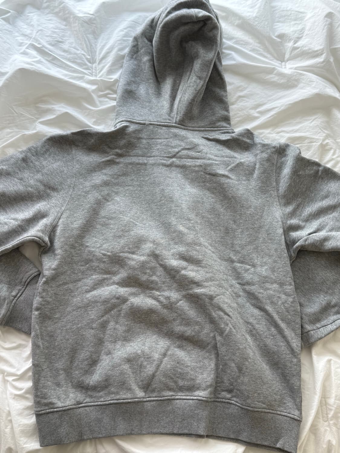 오프닝 세레모니 그레이 후드티 상품이미지3