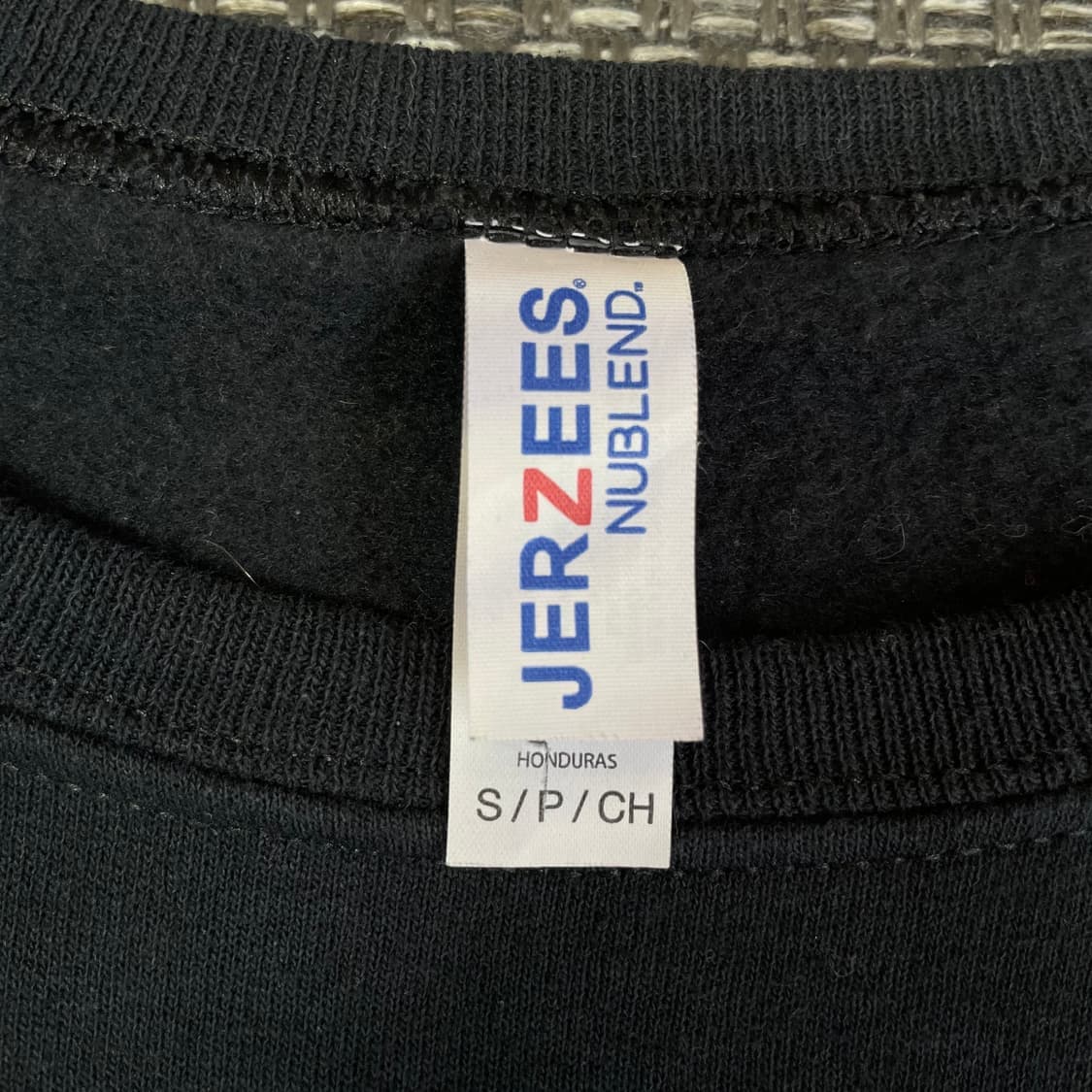 빈티지 블랙 프린팅 기모 맨투맨 스웻셔츠 S 상품이미지6