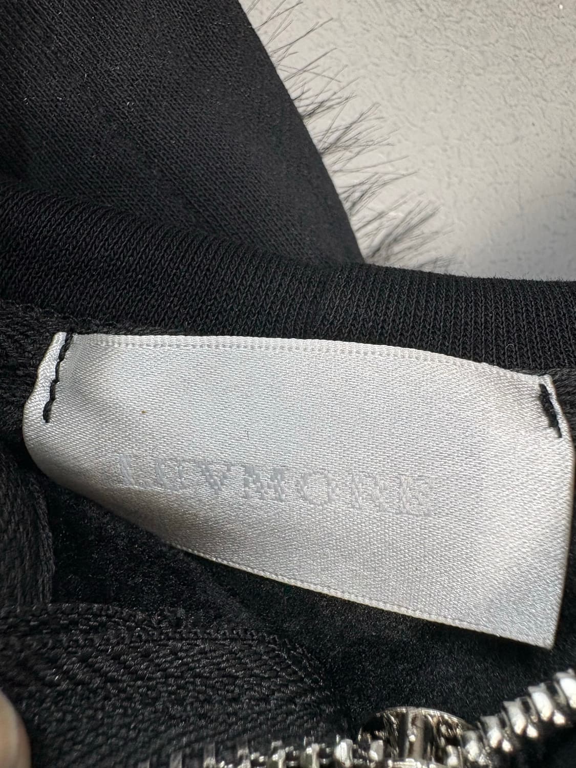 빈티지 블랙골드 패턴 퍼 후드집업 (퍼 탈부착 가능) A3124 상품이미지6