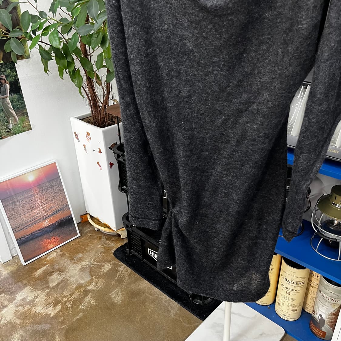 헬무트랭 비대칭 울원피스 S 상품이미지3