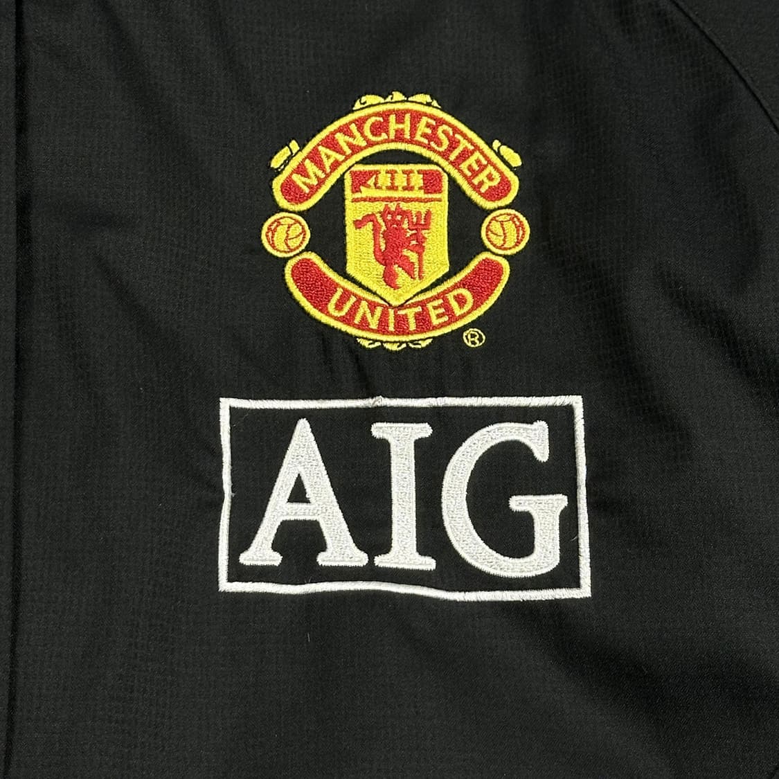 나이키 맨유 올드스쿨 패딩 점퍼 블랙 실측L 상품이미지3