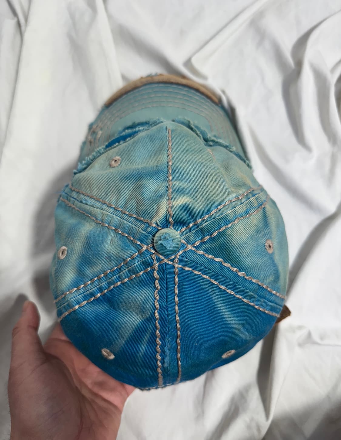 트루릴리전 워싱 데미지 볼캡 y2k 상품이미지5