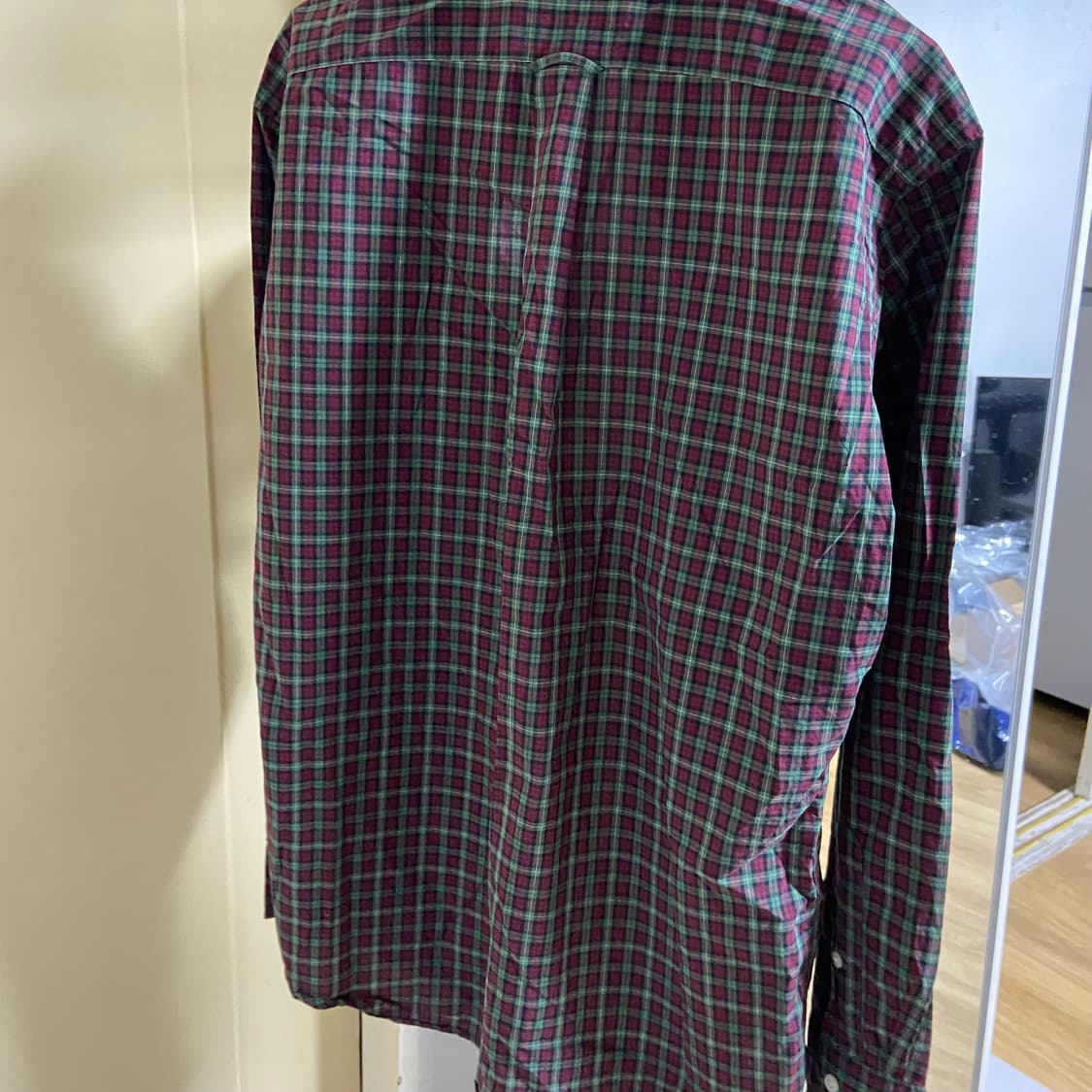 뉴진스 해린 착용 폴로 체크 셔츠 M 상품이미지3