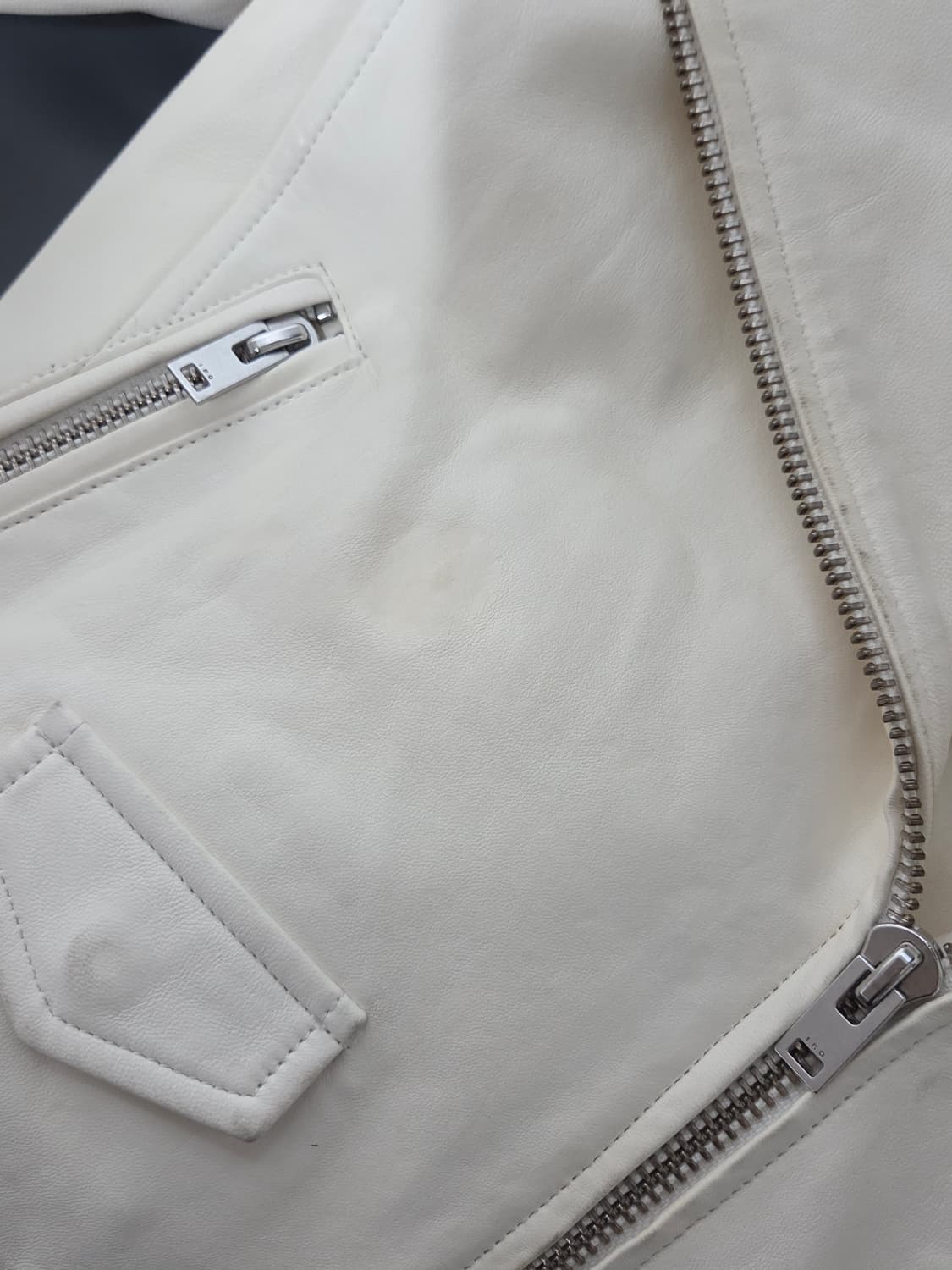 (정품) [이로] 램스킨 빈티지 디스트레스드 라이더 자켓 | 00105 상품이미지8