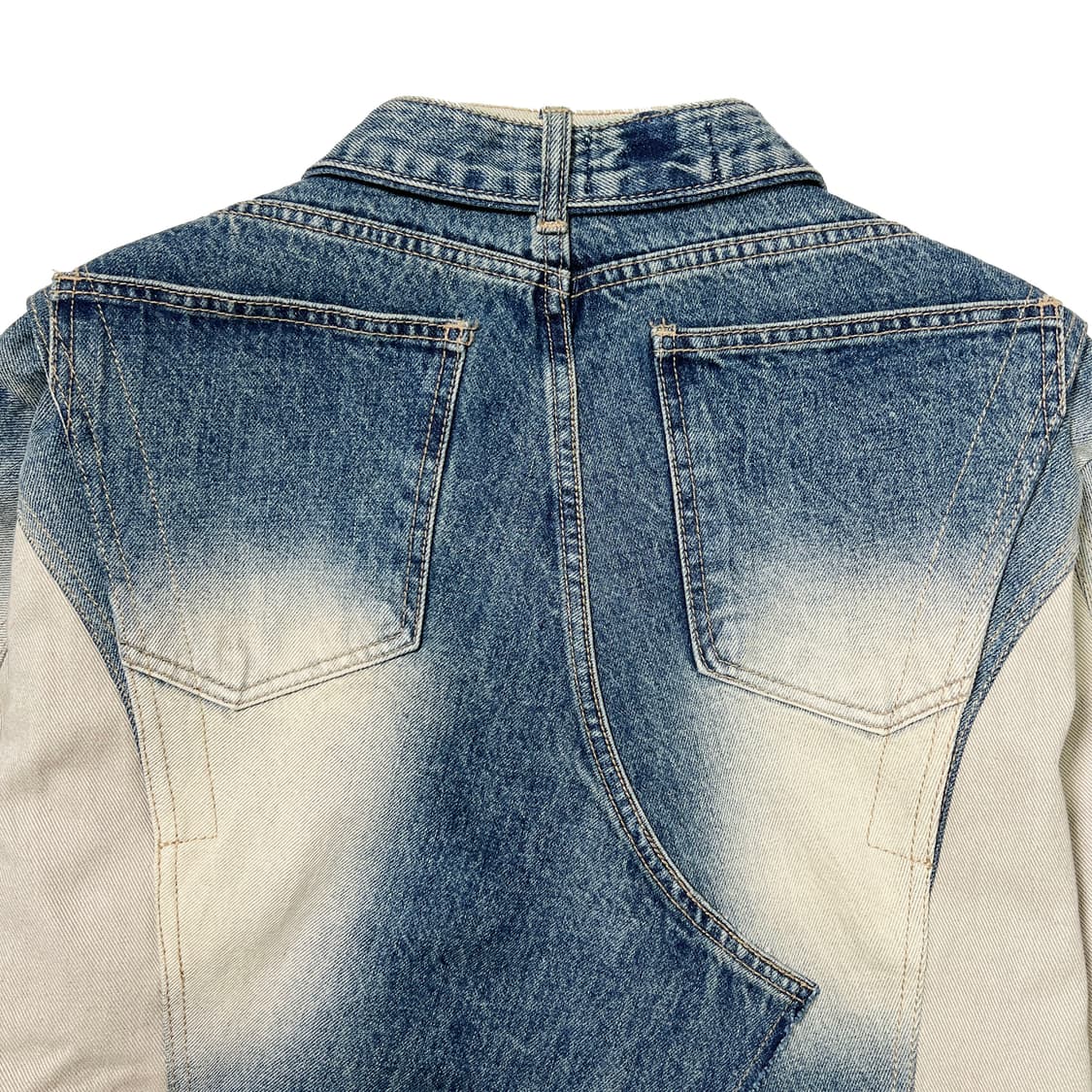 써저리 리빌드 데님 바이커 자켓 (S) 상품이미지7