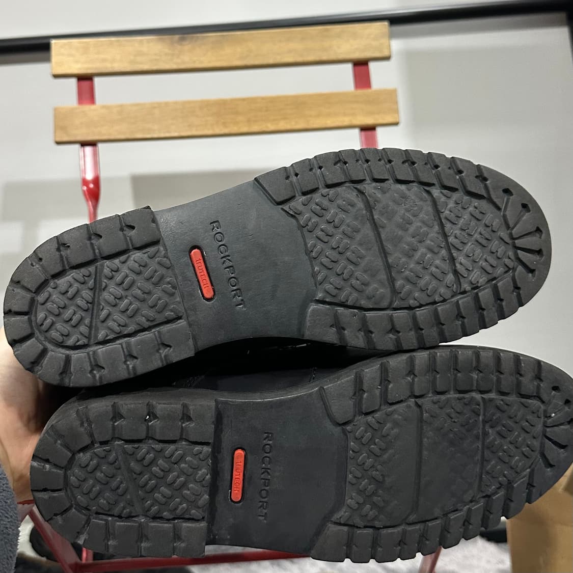 265) 락포트 구두 남성 남자 더비 슈즈 블랙 레더 상품이미지6