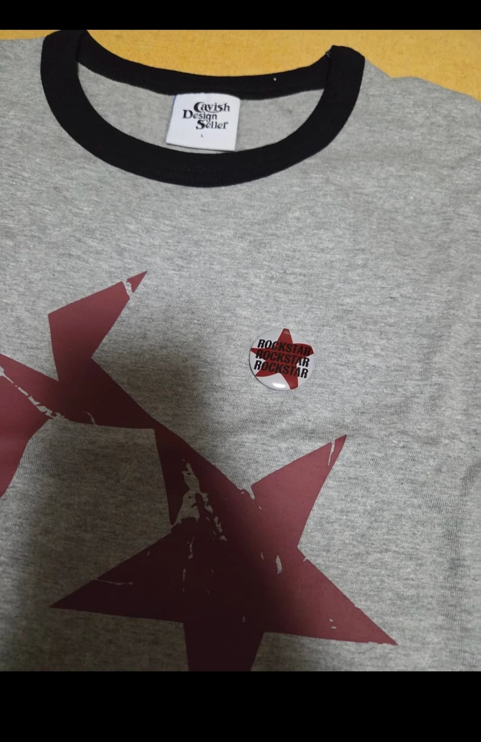 카비시 TWIN STAR RINGER SS TEE L사이즈 상품이미지3