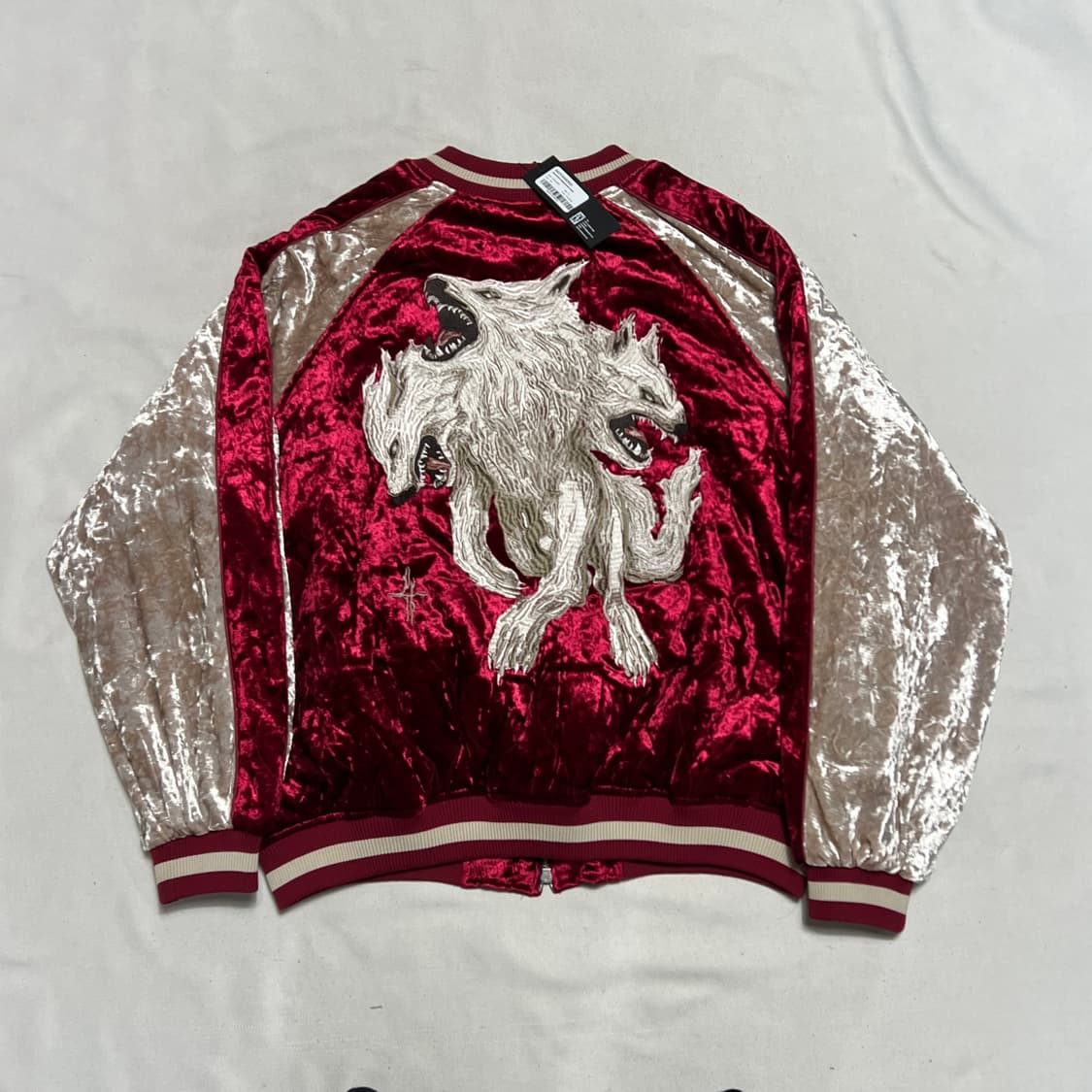 XL (새상품) 노포너드 울프 수베니어 퀼팅 블루종 자켓 상품이미지2