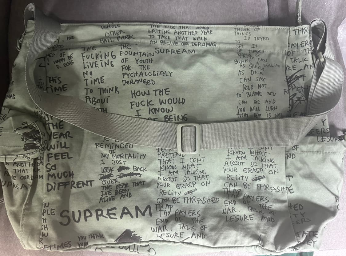 슈프림 필드 메신저 백 올리브 곤즈 23 SS 상품이미지5