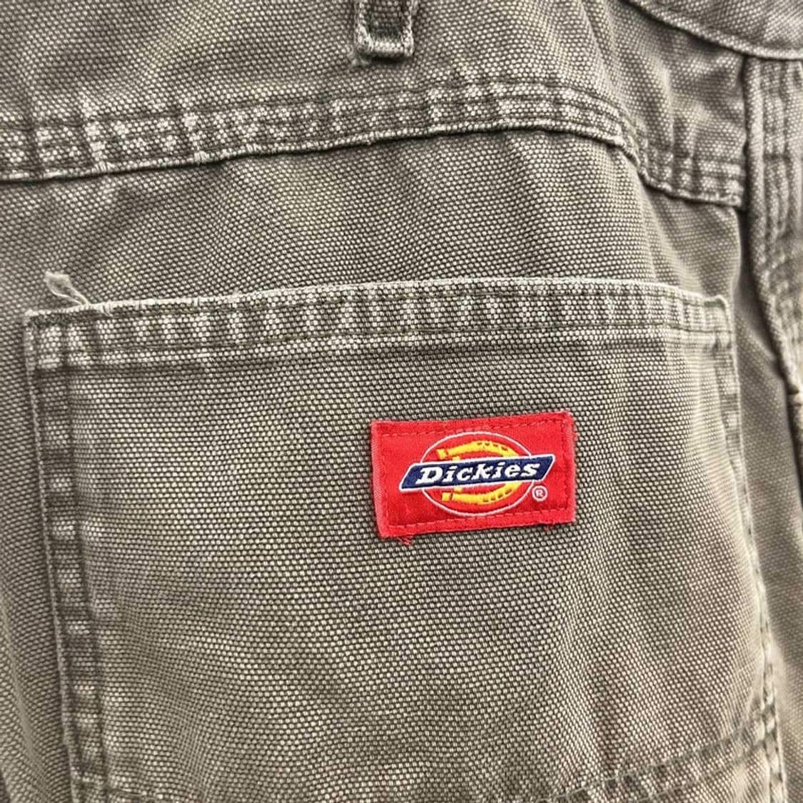 디키즈 올드스쿨 아메카지 빈티지 데님 카고 워크팬츠 37인치 C10048 상품이미지5