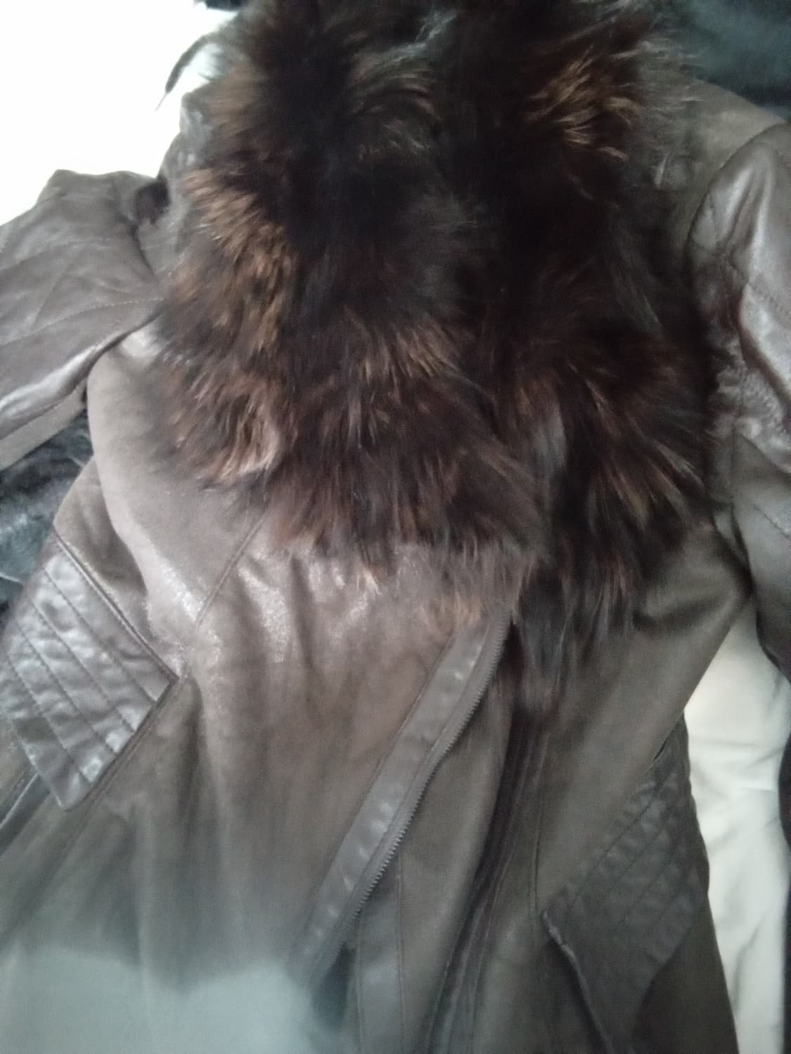 플라밍고 토스카나 무스탕 폭스퍼 베스트,조끼 상품이미지5