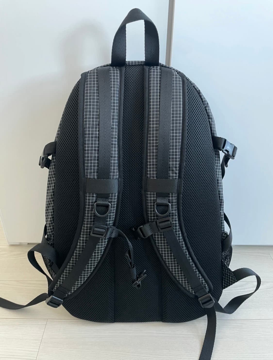 (무료택배) 새상품 예일 띵크팩 37L 체크블랙 대학생 고등학생 백팩 상품이미지3