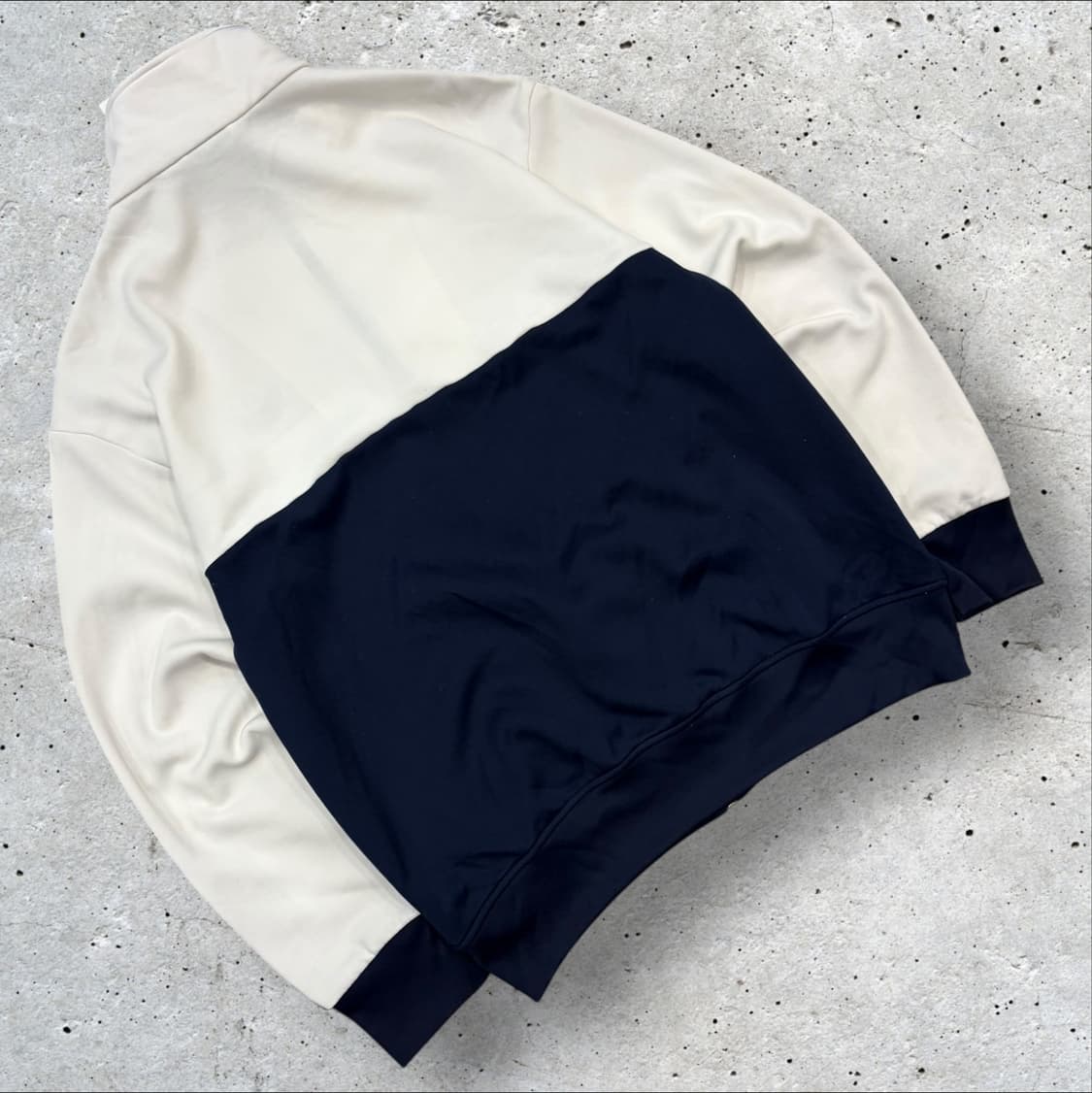 [L] 10s 아디다스 파이어버드 삼선 트랙탑 화이트네이비 B459 상품이미지2