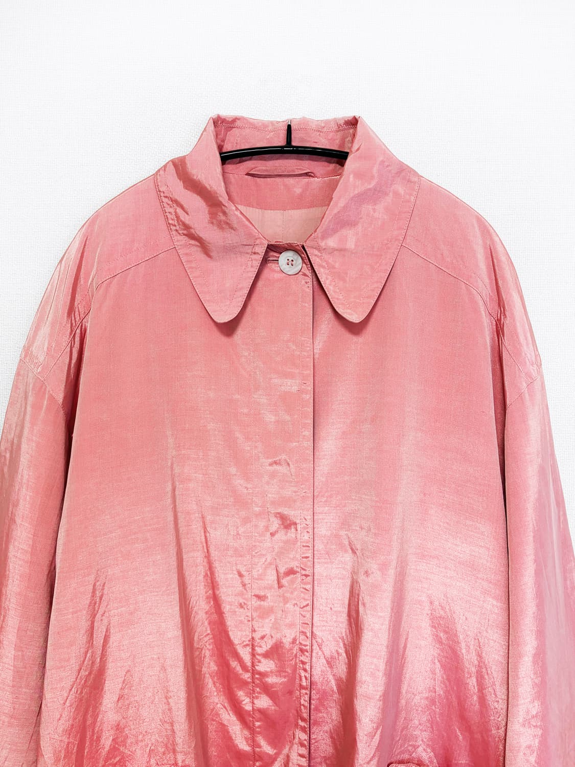 Nylon Raglan Midi Coat - Pink 상품이미지6