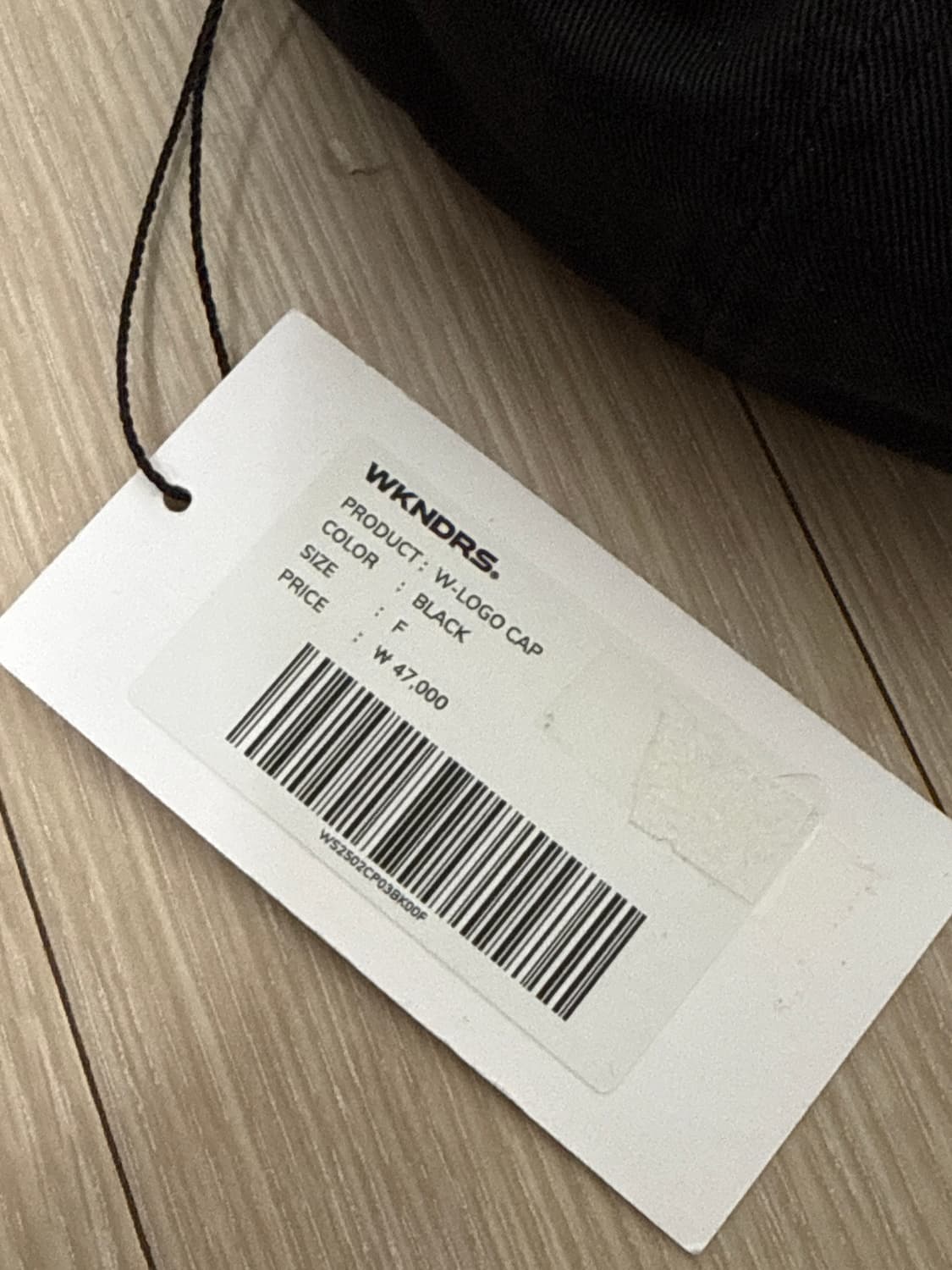 위캔더스 W로고 볼캡 블랙 상품이미지8