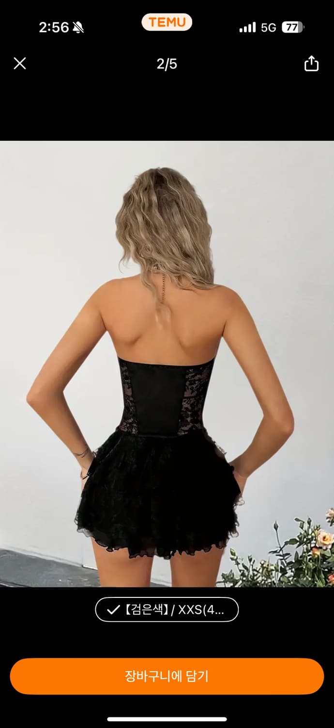 고딕 코르셋 캉캉 원피스  상품이미지2