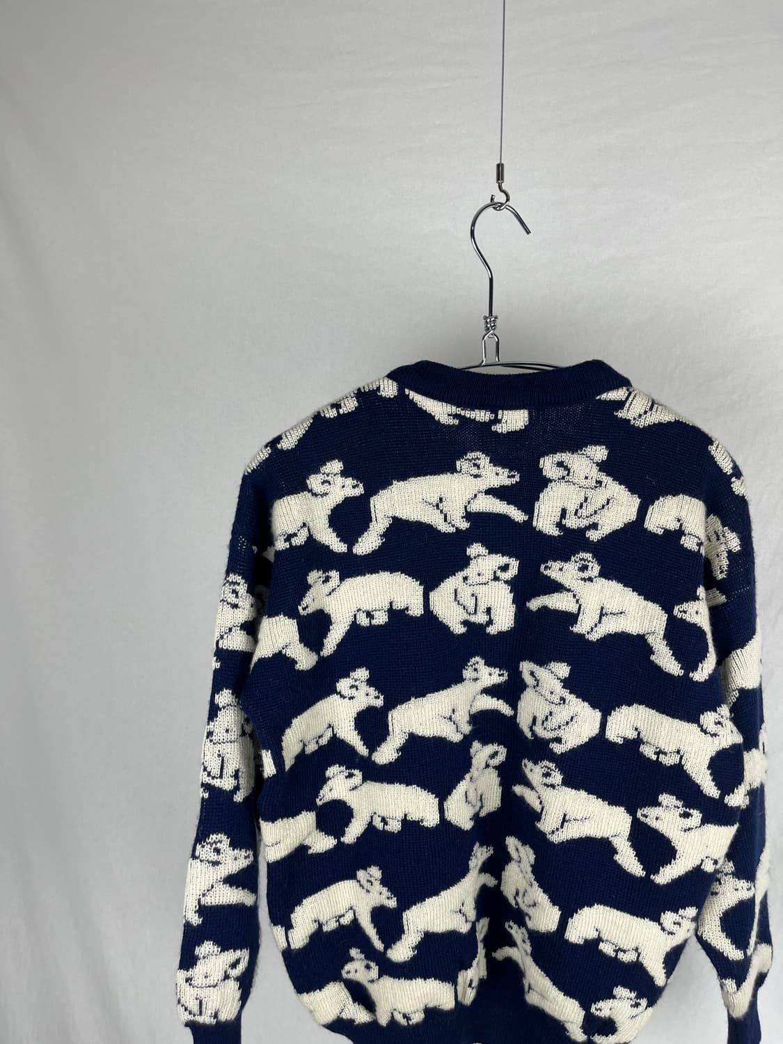 Vintage (Made in Austria) 코알라 울오버 패턴 니트  상품이미지6