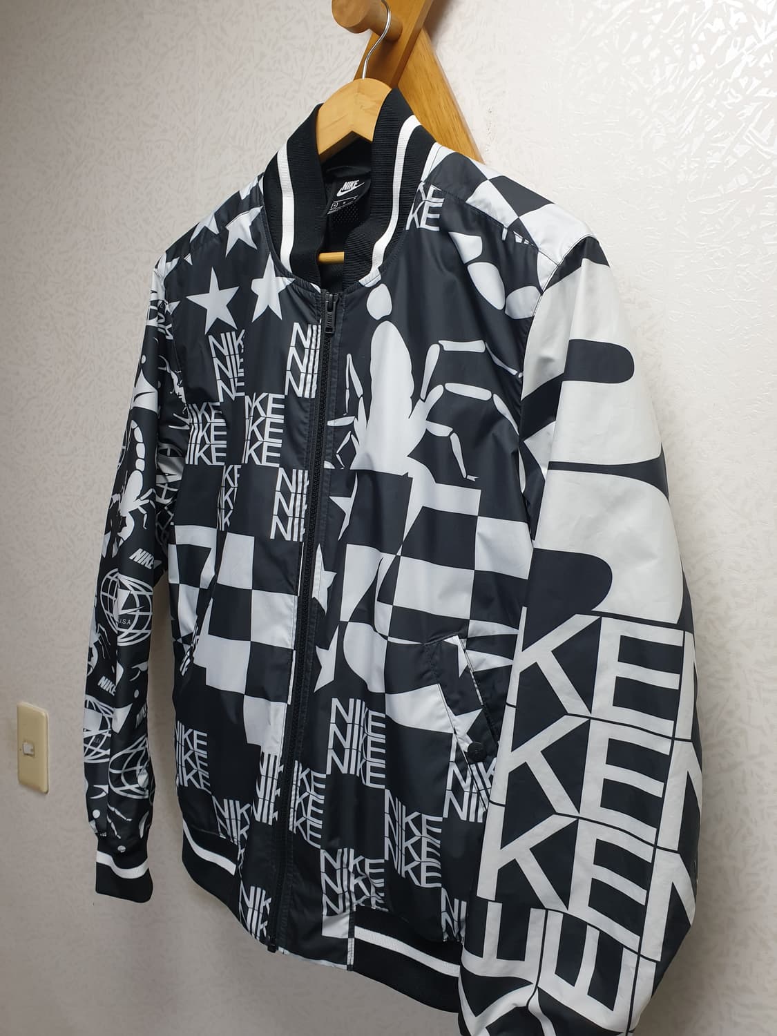 [m/95~100] 나이키 nsw 프린티드자켓 바람막이 상품이미지3