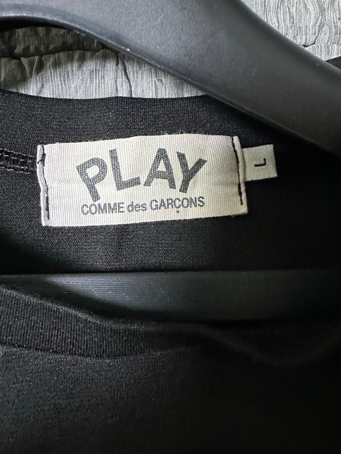 꼼데가르송 플레이 검정 하트 반팔 티셔츠 상품이미지3