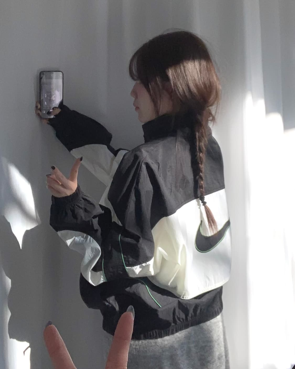 Nike 나이키 스우시 빅로고 바람막이 자켓 상품이미지2