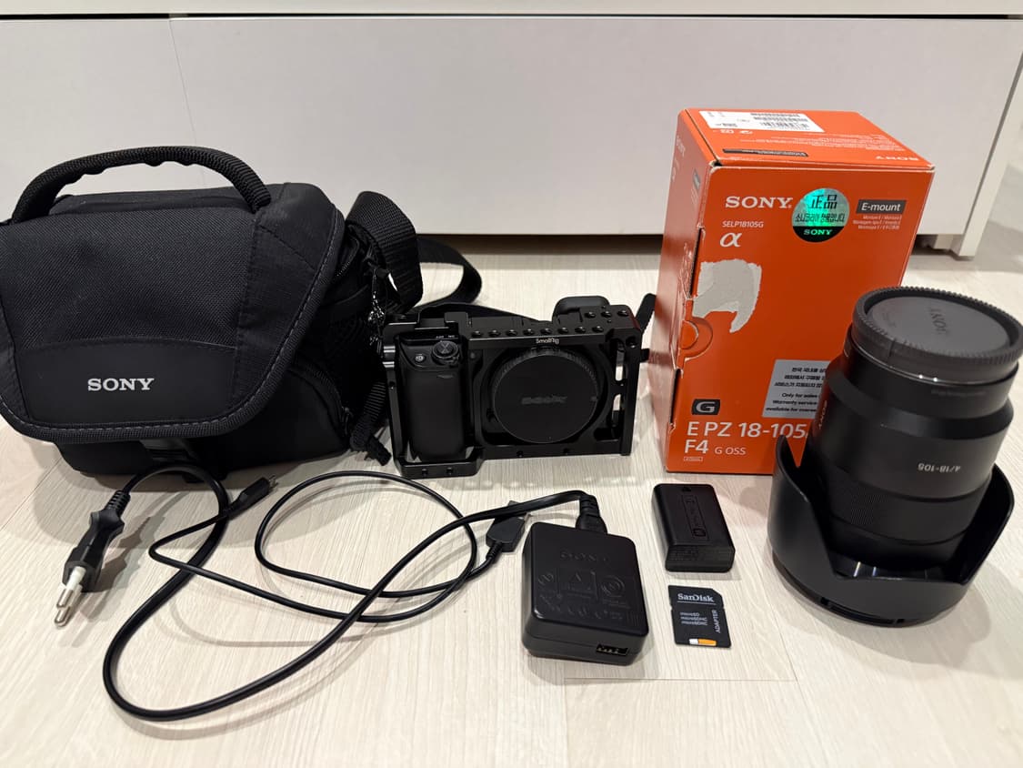 소니 a6000 + E PZ 18-105 + 스몰리그 케이지 상품이미지1