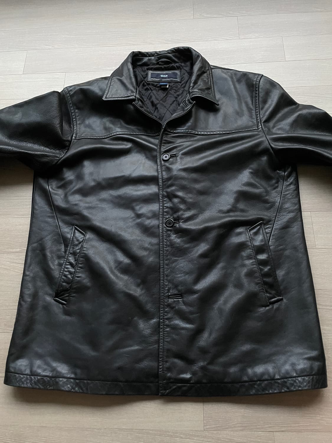 90s 올드갭 레더 카코트 gap carcoat 상품이미지2