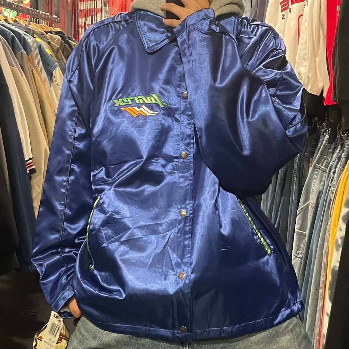 [IM] AVIREX 아비렉스 블루 코치자켓 상품이미지2