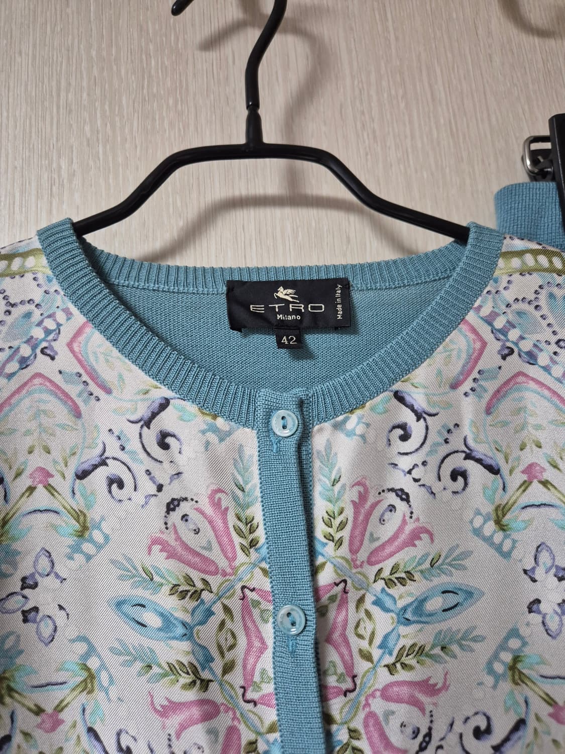 (정품) 에뜨로 실크 니트가디건 세트 셋업 투피스 66 상품이미지3