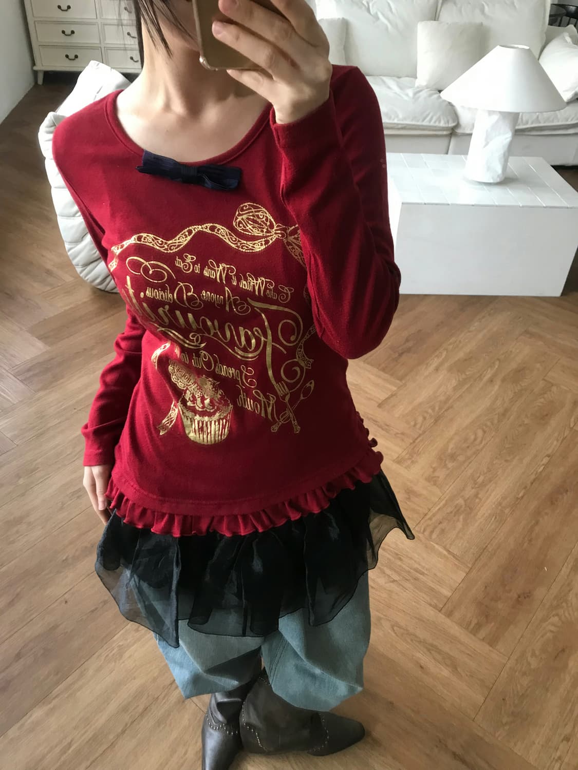 vintage frill t-shirts 상품이미지2