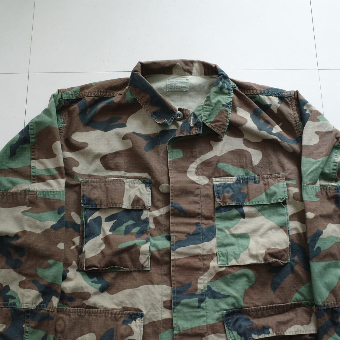 80s 미군 우드랜드 BDU 전투복 자켓 상의 (M-S) 상품이미지2