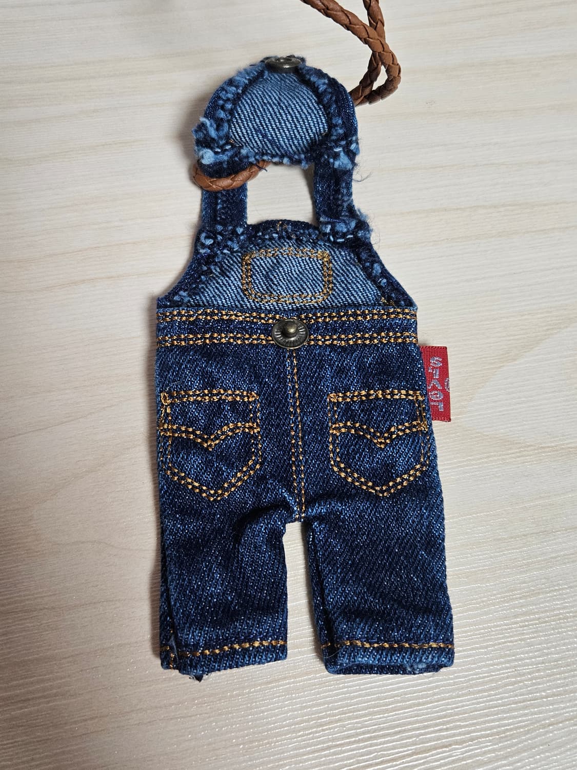 💙Levi's 리바이스 데님 미니 멜빵바지 카드지갑/카드홀더 상품이미지5