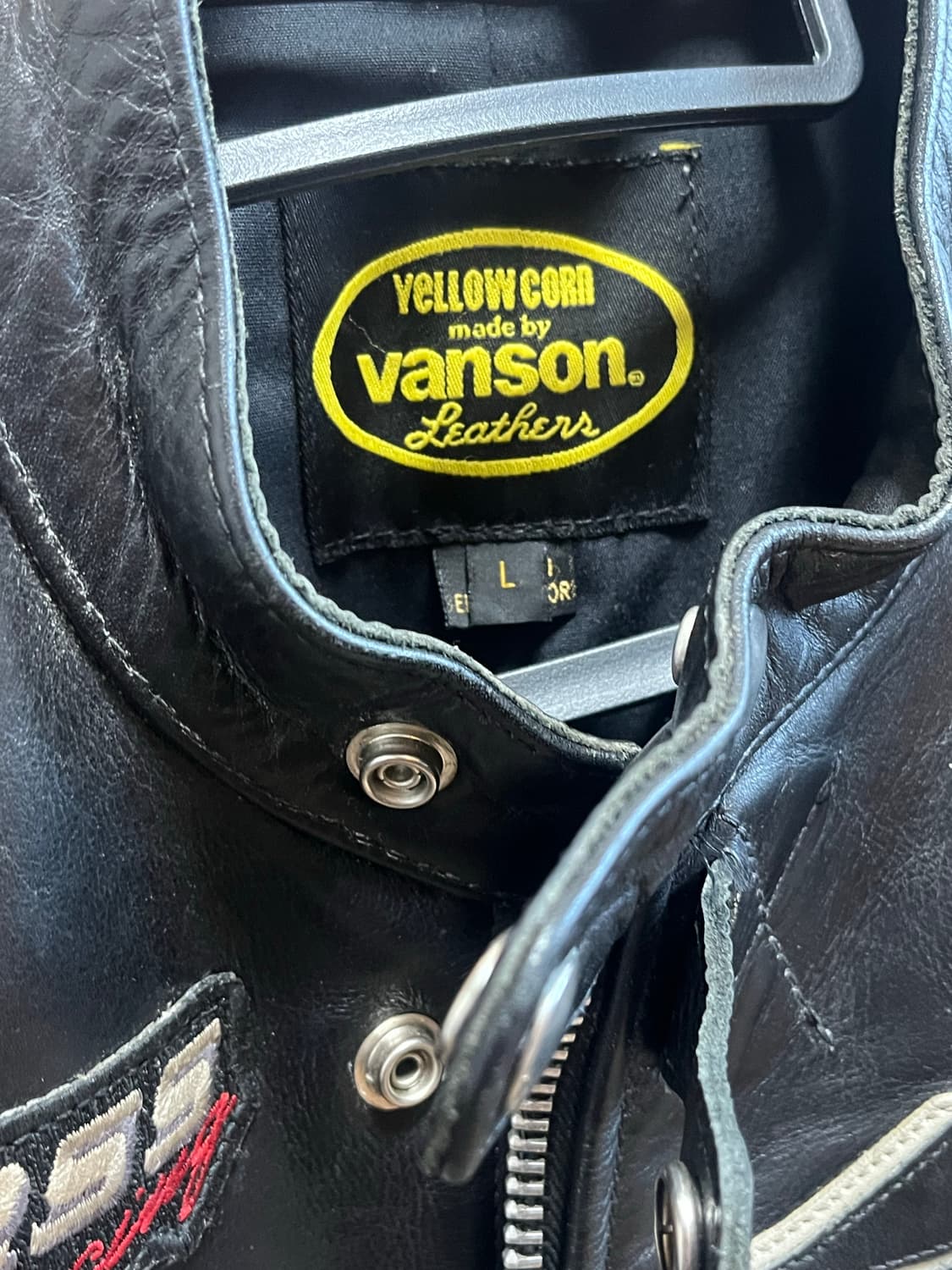 Vanson x Yellow corn 콜라보 레더 라이딩자켓 L 사이즈 상품이미지6