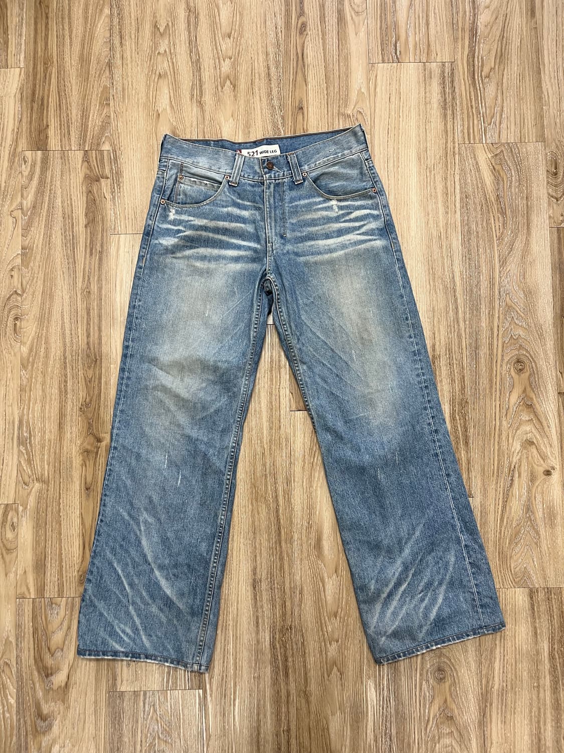 00s 리바이스 521 Wide Leg 청바지 34 상품이미지2