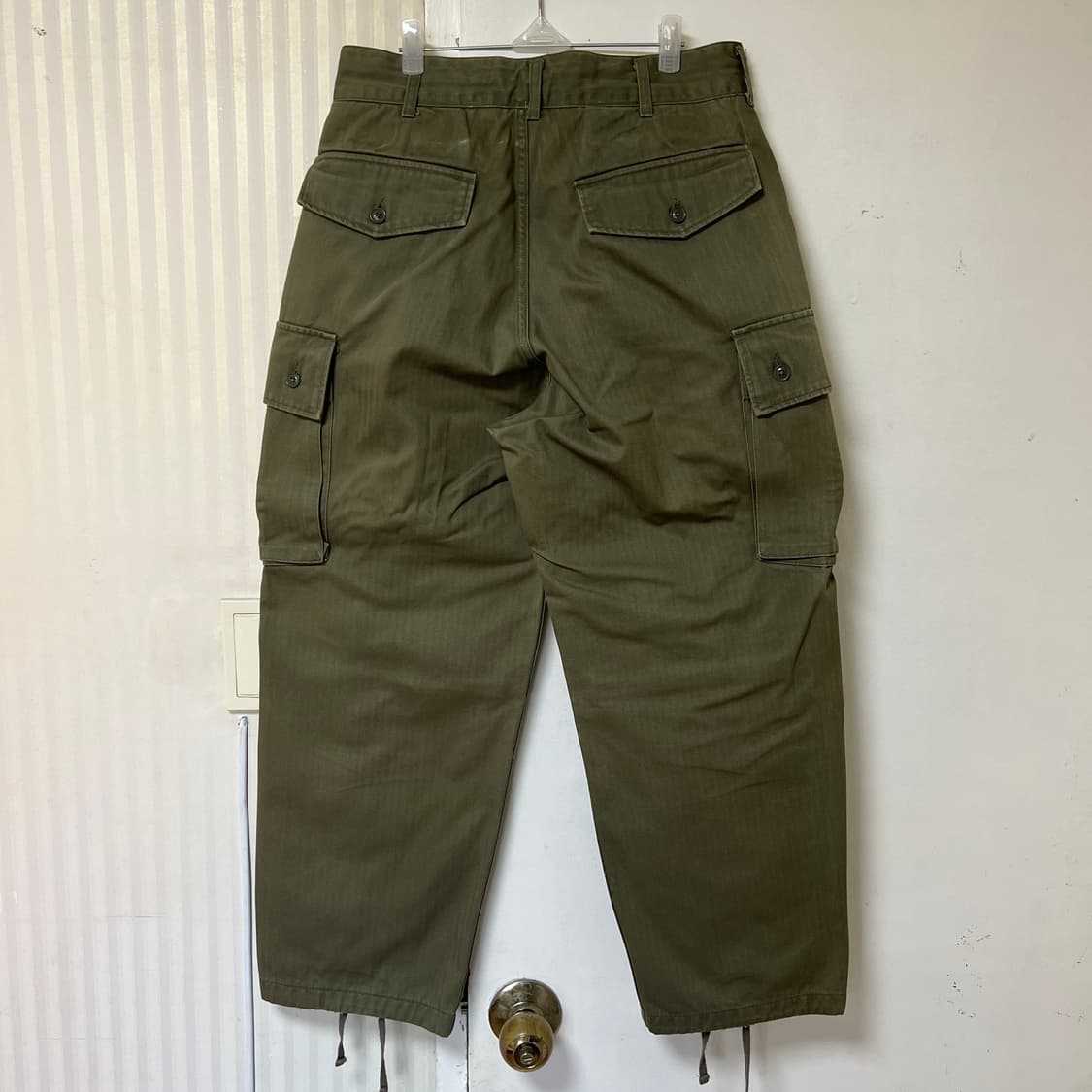 엔지니어드가먼츠 fa팬츠 헤링본 올리브 S사이즈 상품이미지2