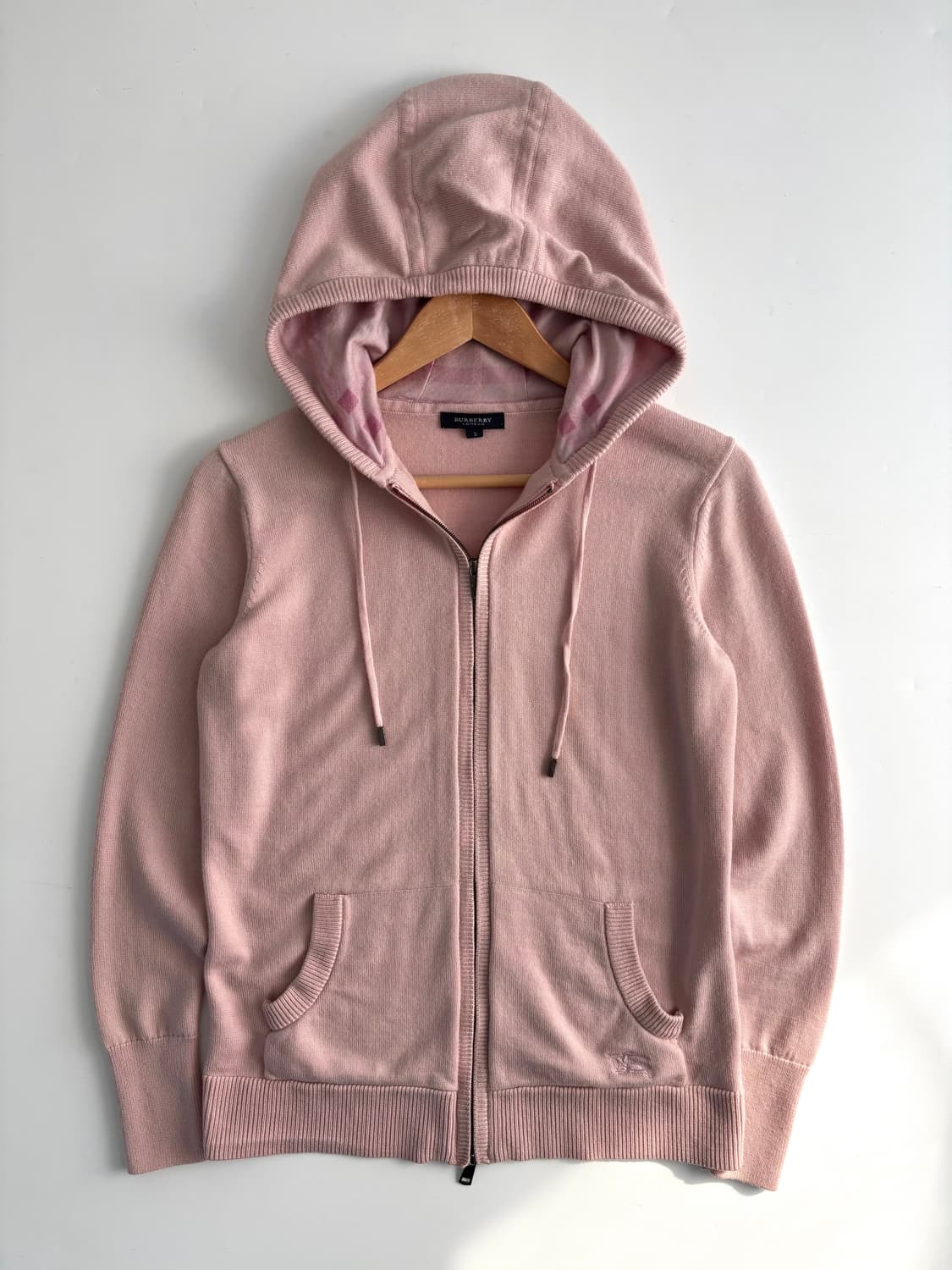 Burberry 버버리 핑크 울 후드집업 상품이미지5