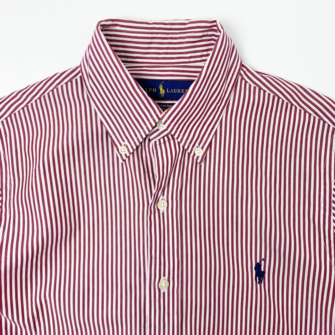 [XS/정품] 폴로랄프로렌 여성 레드 스트라이프 셔츠 상품이미지2