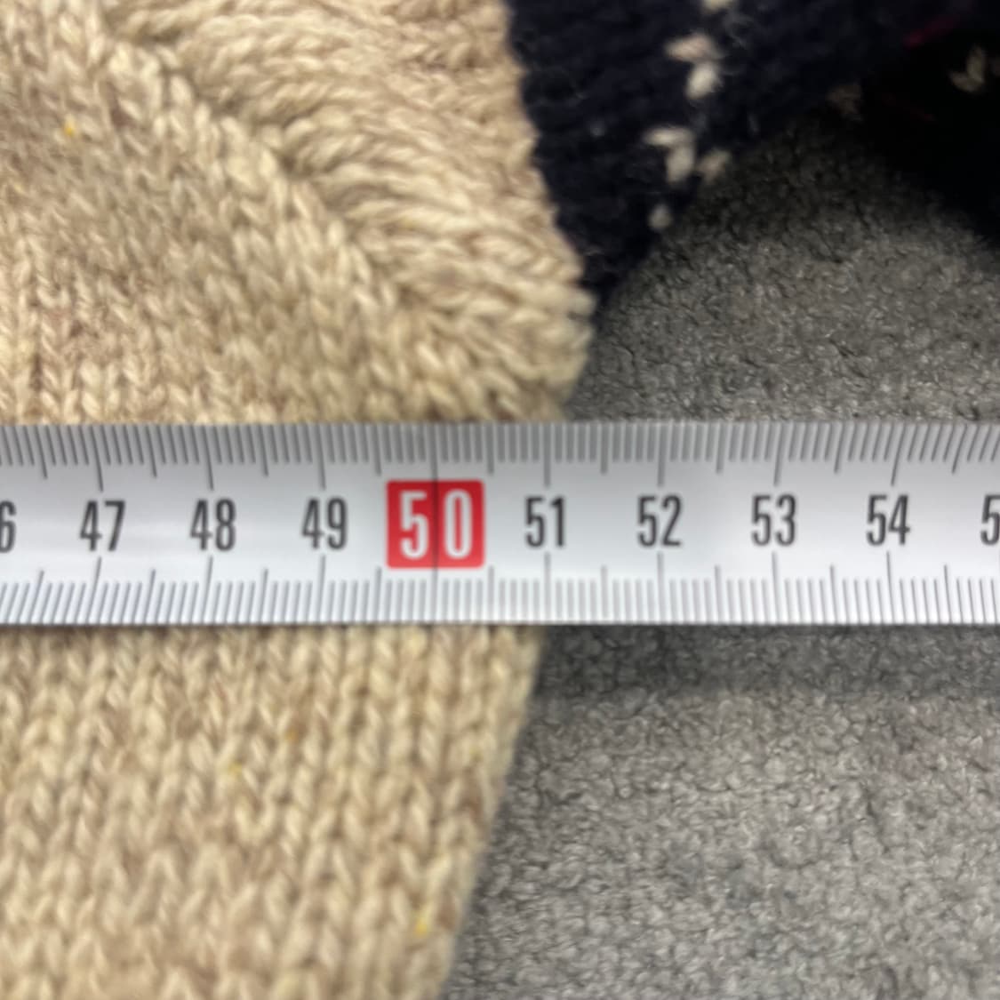 90 빈폴 아가일 패턴 울 숄카라 니트 상품이미지6