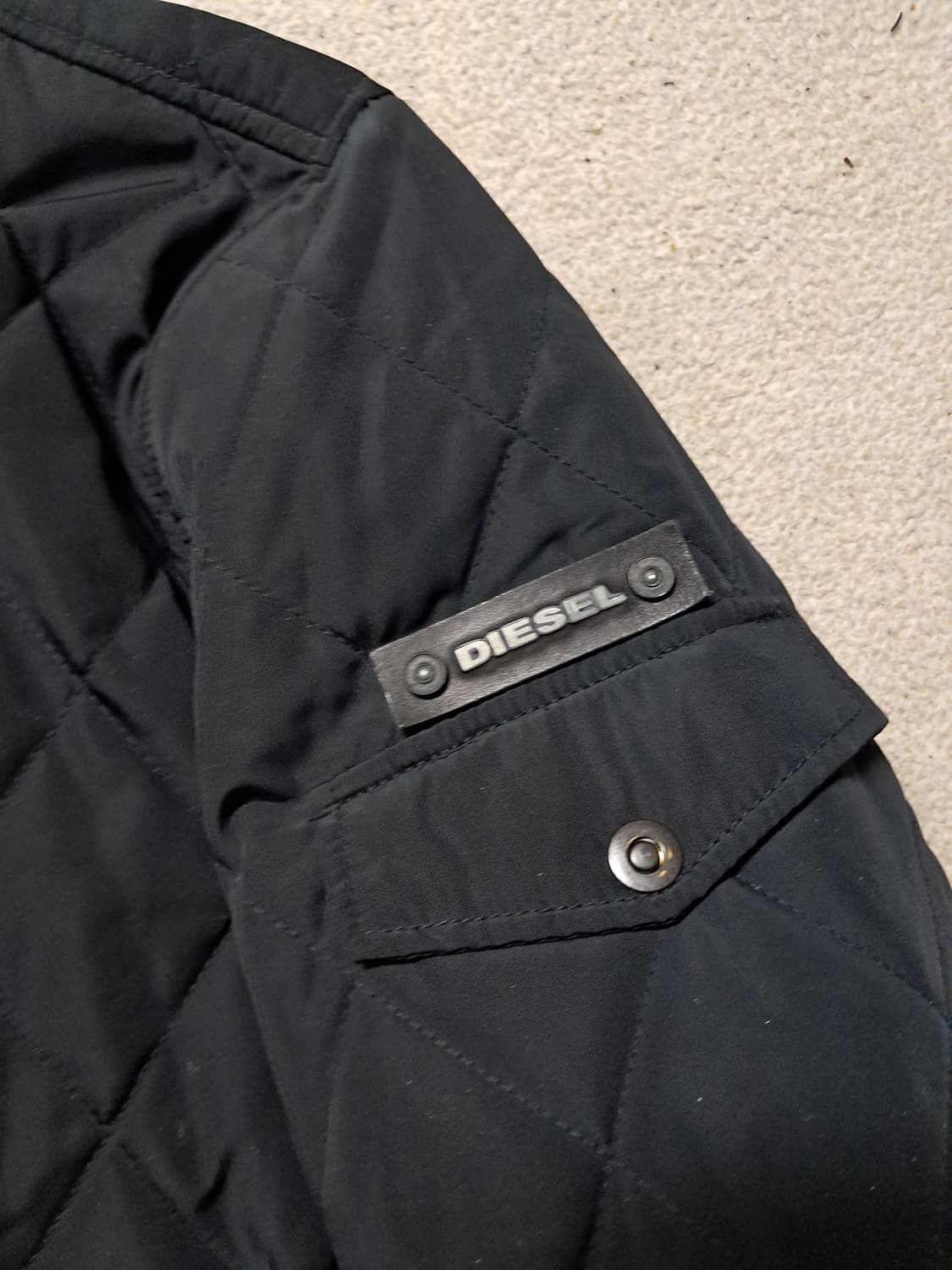 디젤 퀼팅 보머 재킷 상품이미지4