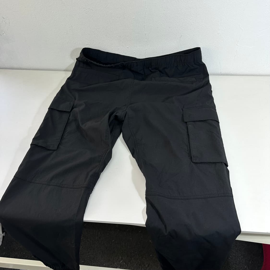 L H&M 흐앤므 블랙 카고 조거팬츠 상품이미지6