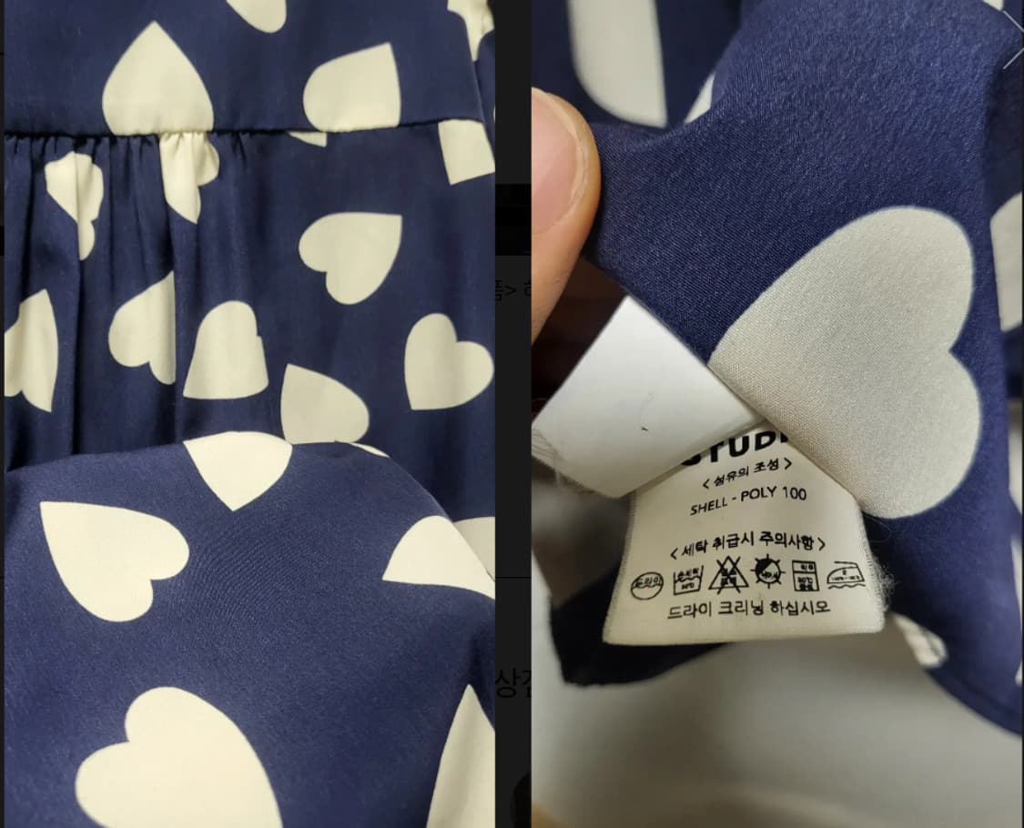 LMML 스튜디오 시그니처 하트 스카프장식 롱슬리브 블라우스 상품이미지4