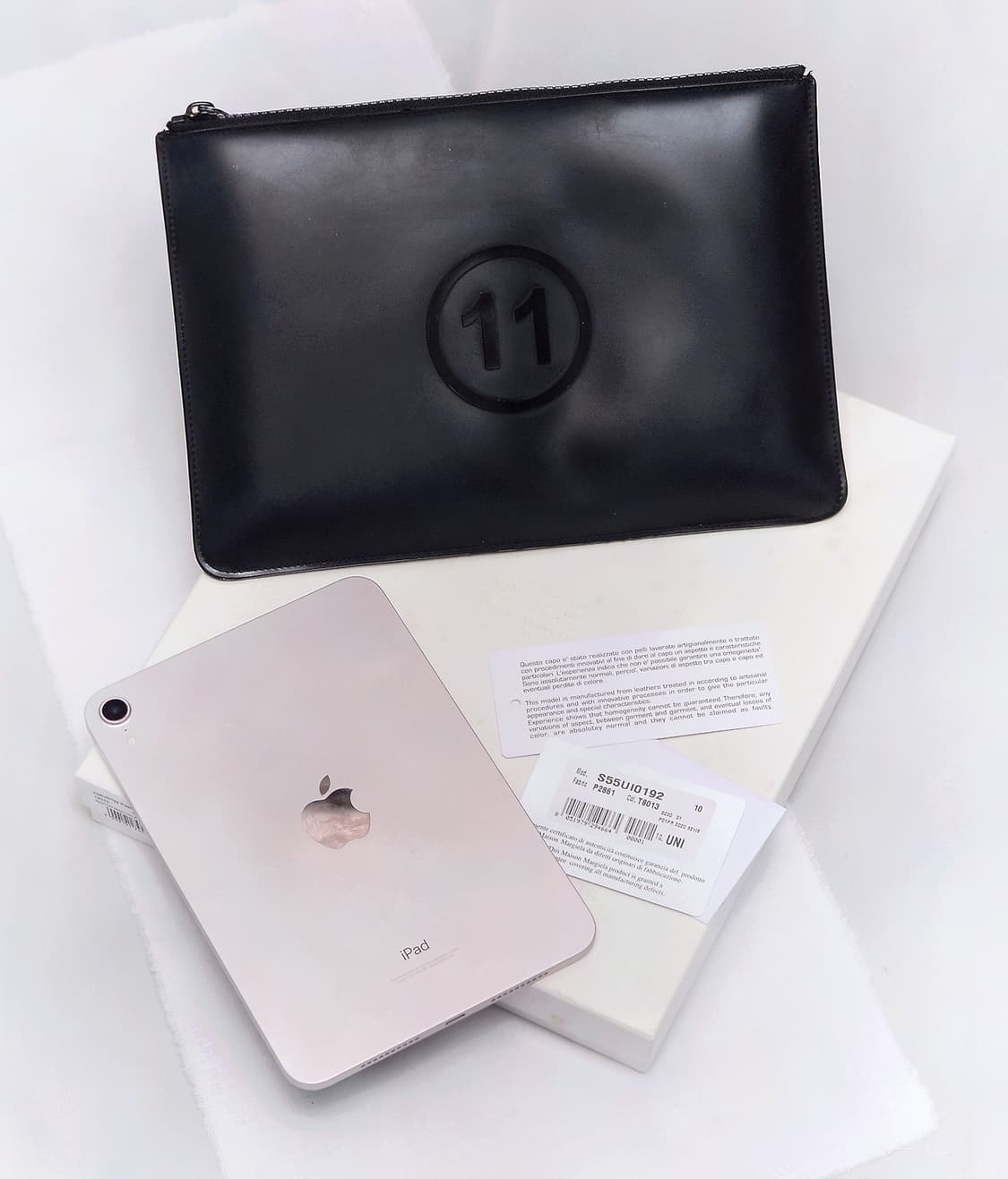 메종 마르지엘라 스티치&11넘버링 로고 양면 클러치백 상품이미지2