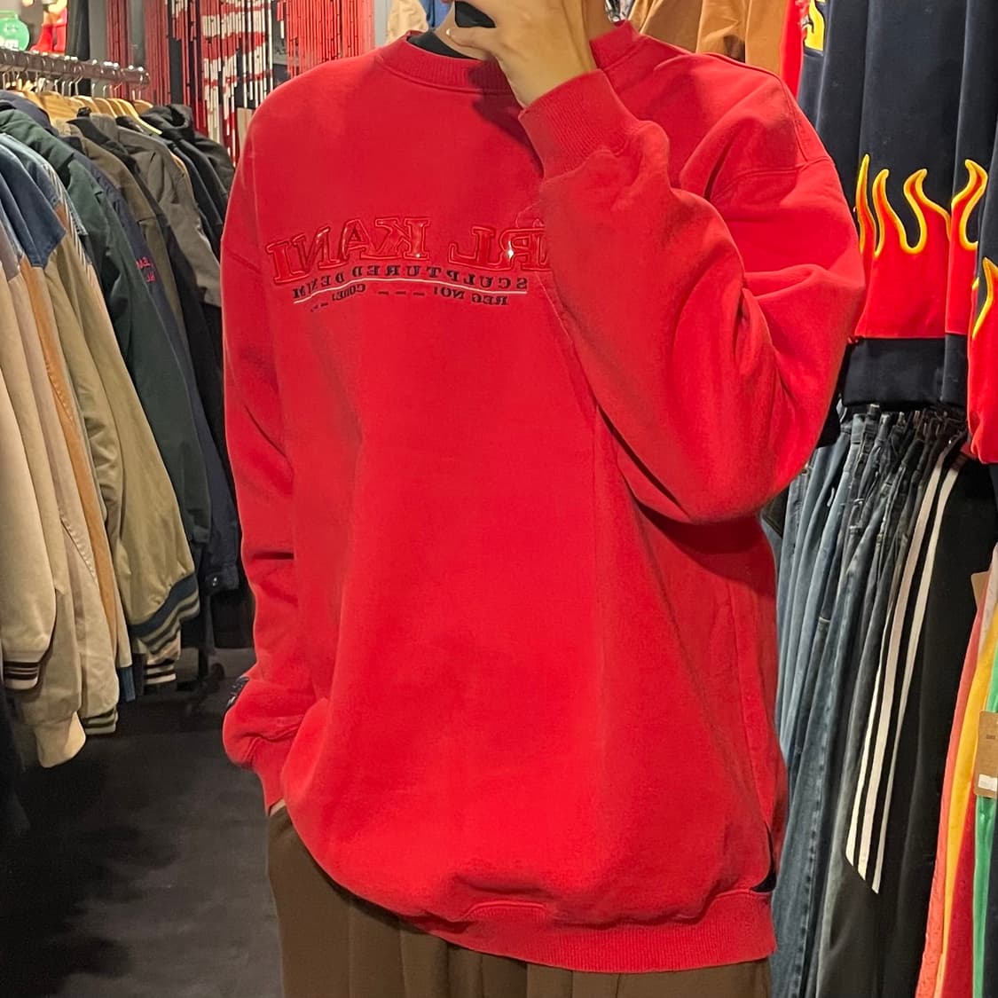 [IM] Karl Kani 칼카니 레드 맨투맨 상품이미지4