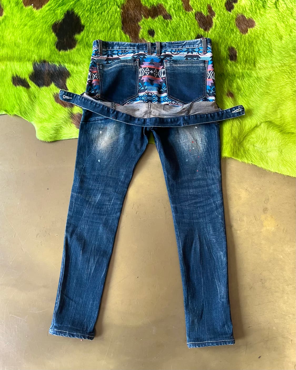Jpn Vintage Double Layered Denim Jeans 상품이미지3
